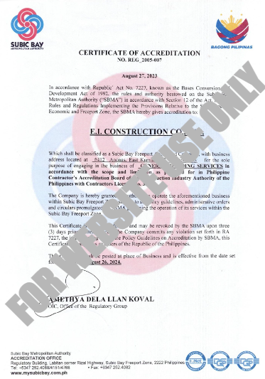 3)SBMA Accreditation